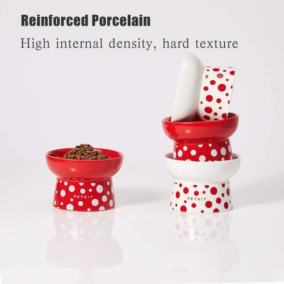 PETKIT Ceramic Raised Cat Food Bowls - Picture 2 of 3